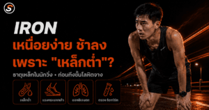 ภาพปกบทความ ธาตุเหล็กในนักวิ่ง