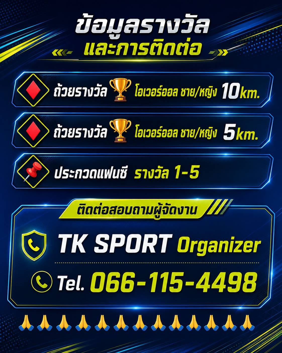 ข้อมูลรางวัลและการติดต่อ