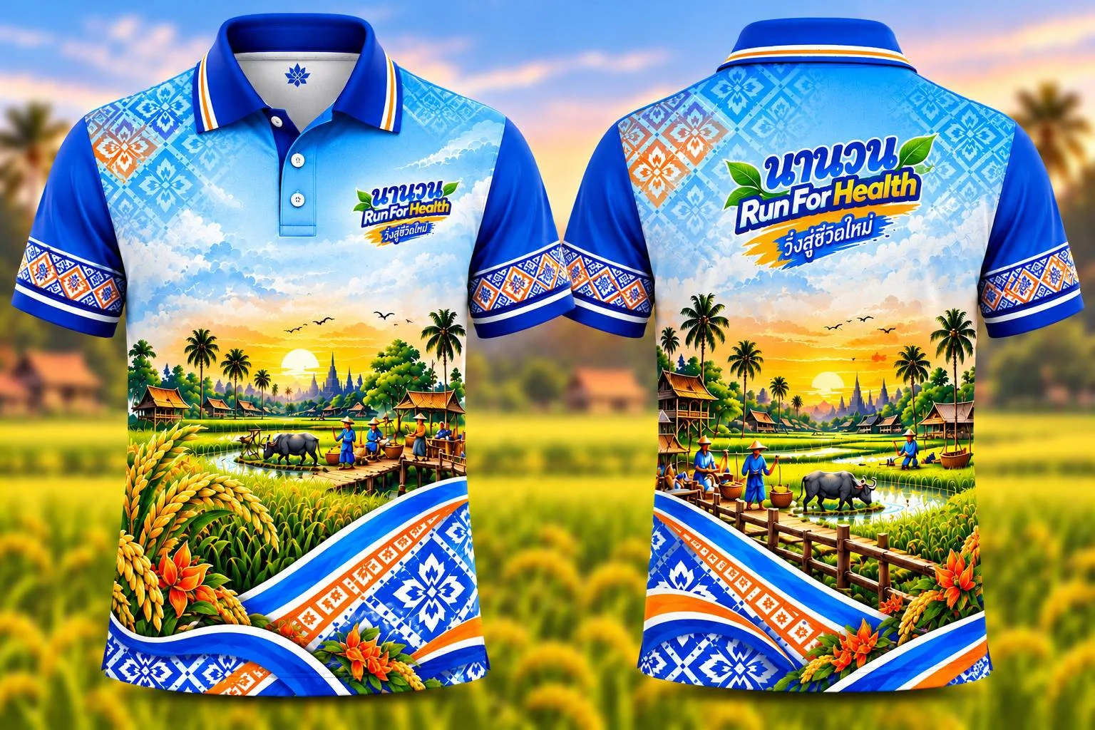 เสื้อคอปก VIP งาน นานวน Run For Health 2027