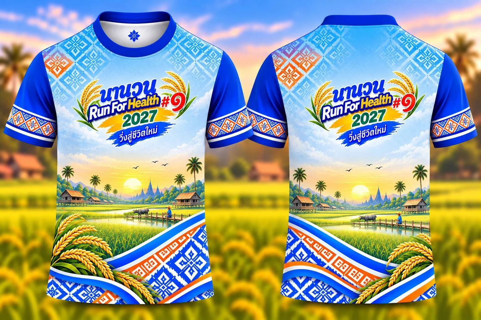 เสื้อคอกลมงาน นานวน Run For Health 2027