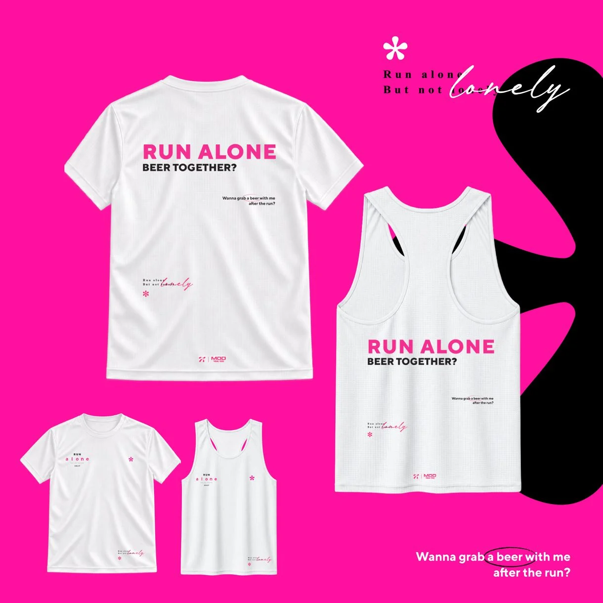 เสื้อวิ่ง RUN ALONE BUT NOT LONELY 2027