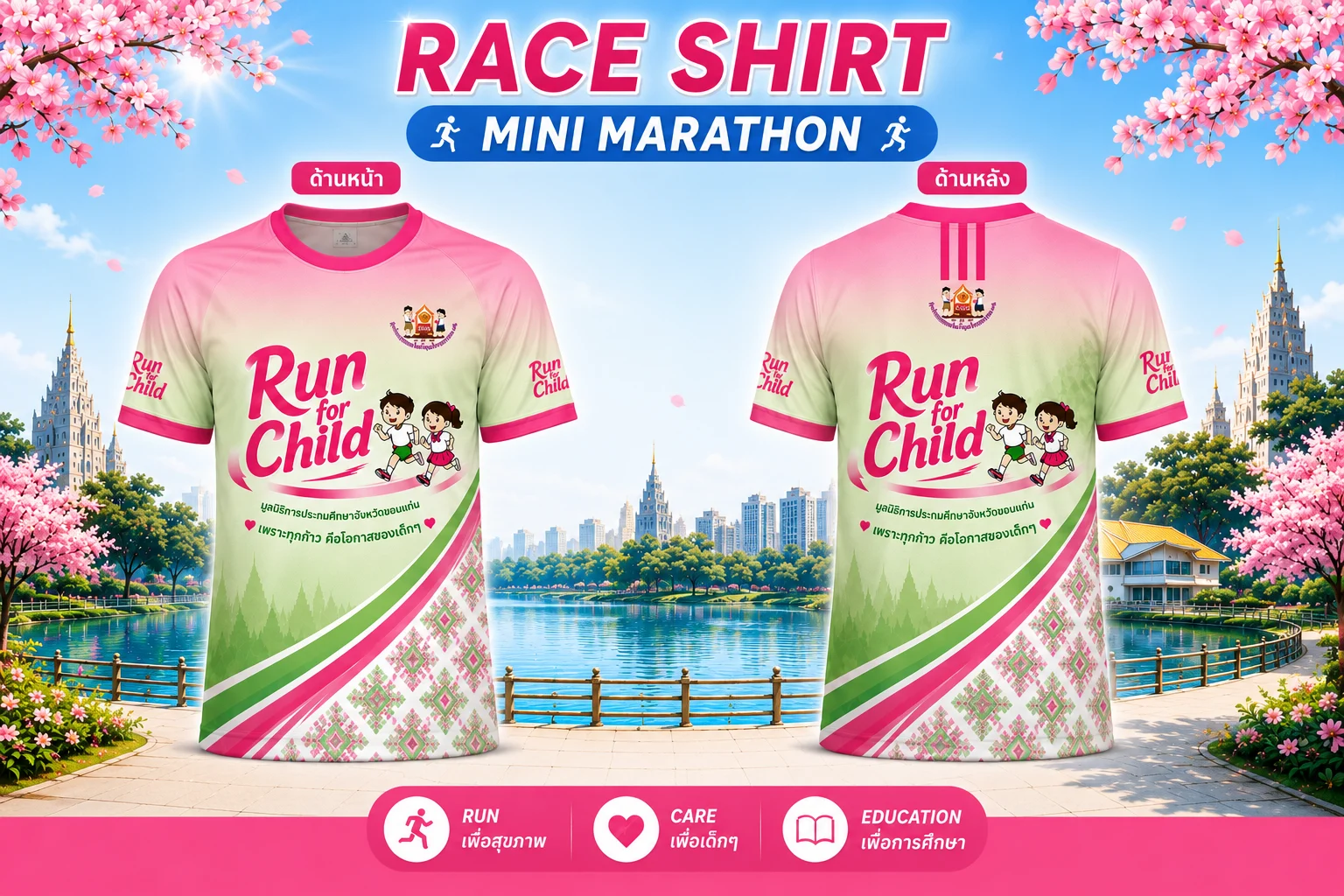 เสื้อวิ่งระยะ 10K