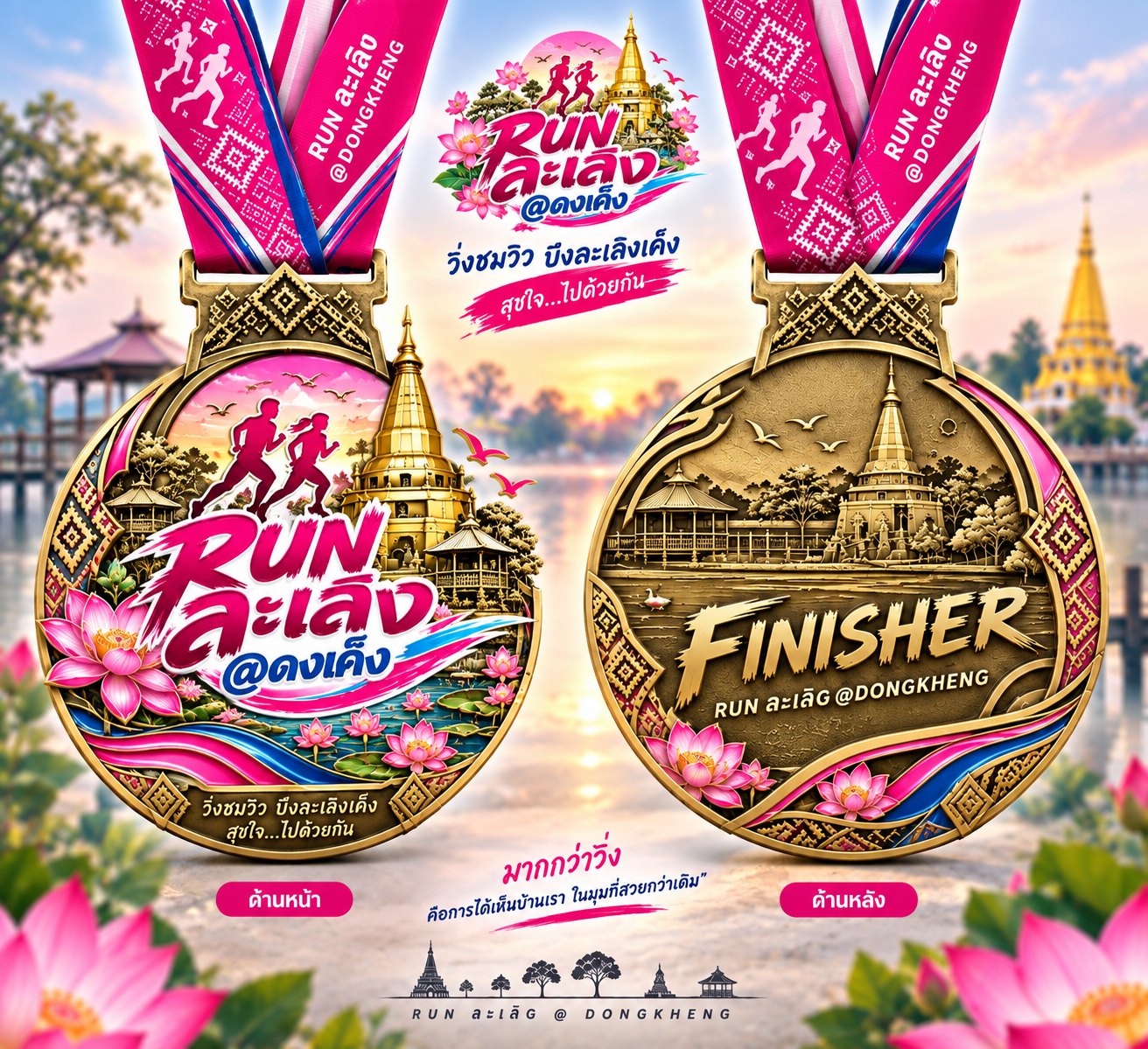 run ละเลิง@ดงเค็ง — เหรียญ เหรียญ Finisher RUN ละเลิง@ดงเค็ง 21 ก.พ. 2570 ขอนแก่น